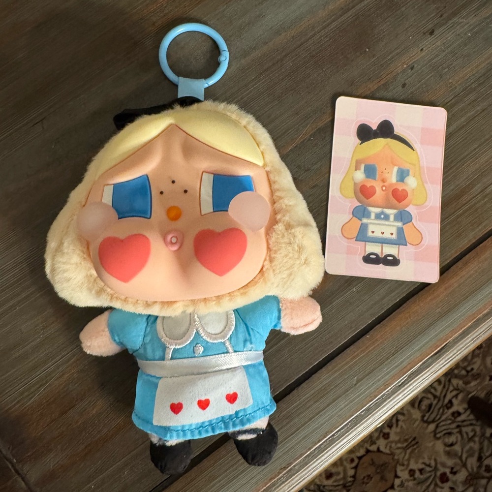CRY BABY CRY AGAIN— She’s Alice Plush Pendant